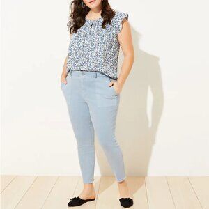 LOFT Plus Skinny Utility Pants Size 18